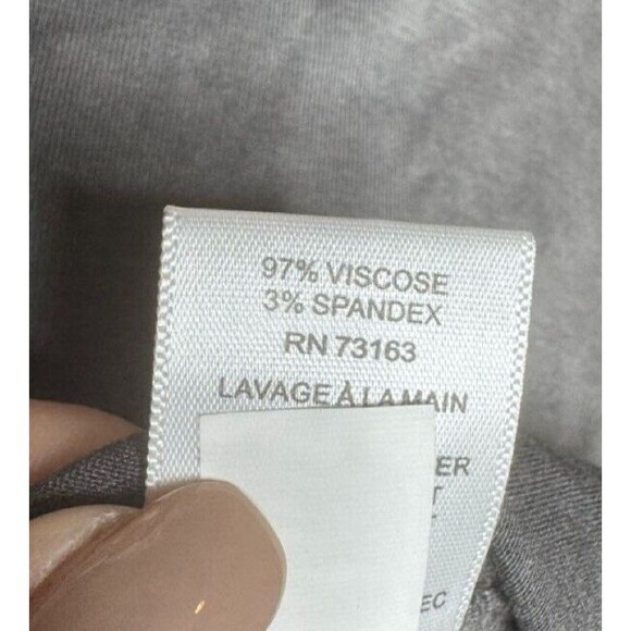 Cable & Gauge MEDIUM V-Neck Pocket Tee Distressed Charcoal NEW NWT Rock Classy - Picture 9 of 10